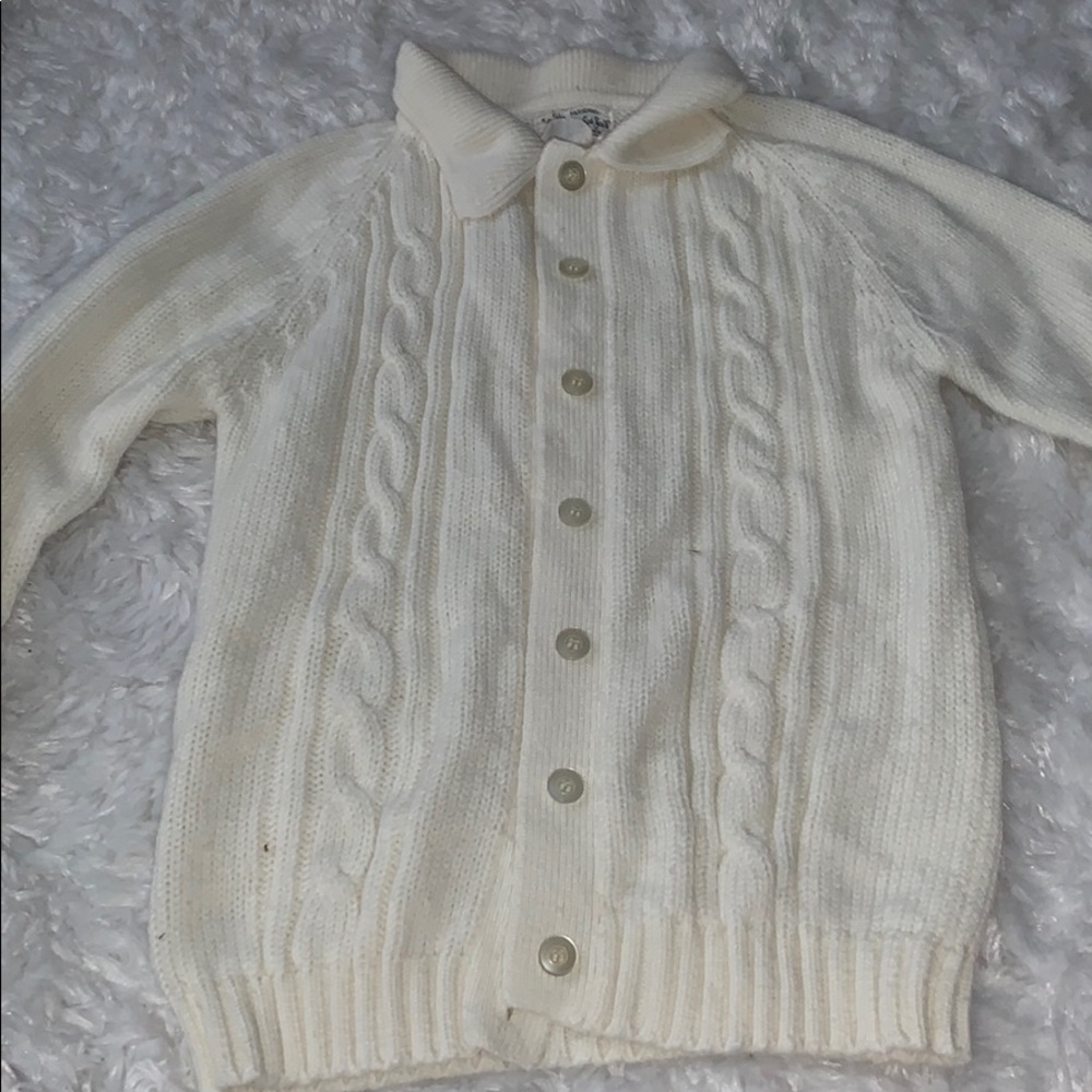 Button up sweater